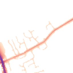 Daytime road noise heatmap for PE6 9PS