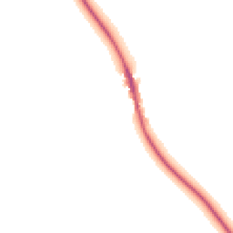 Night-time road noise heatmap for PE6 9QU