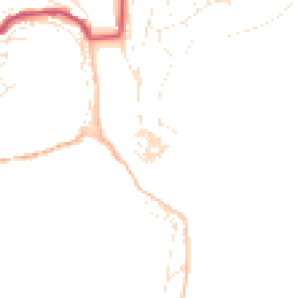 Daytime road noise heatmap for PL13 1DB