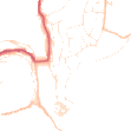 Daytime road noise heatmap for PL13 1DY