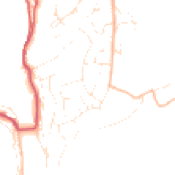 Daytime road noise heatmap for PL13 1EF