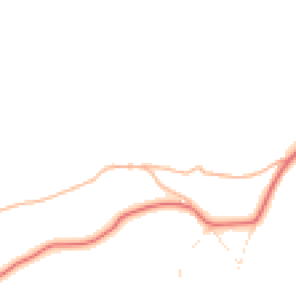 Daytime road noise heatmap for PL13 1PP