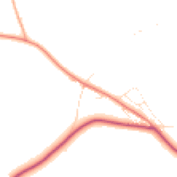 Daytime road noise heatmap for PL13 1QB
