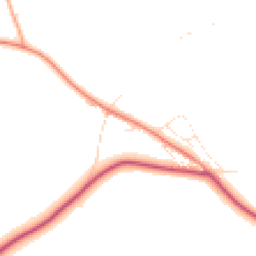Daytime road noise heatmap for PL13 1QX