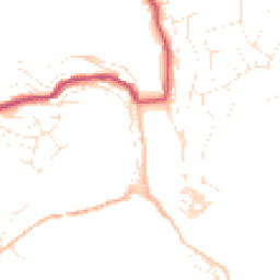 Daytime road noise heatmap for PL13 2BU