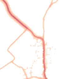 Daytime road noise heatmap for PL13 2FR