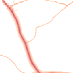 Daytime road noise heatmap for PL13 2JX