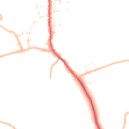 Daytime road noise heatmap for PL13 2JZ