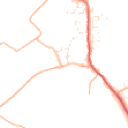 Daytime road noise heatmap for PL13 2LE