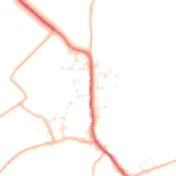 Daytime road noise heatmap for PL13 2LP
