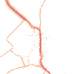 Daytime road noise heatmap for PL13 2LR
