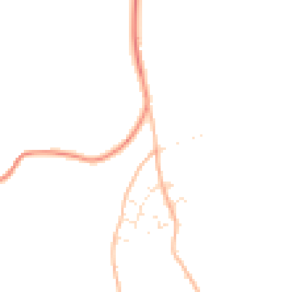 Daytime road noise heatmap for PL13 2NJ