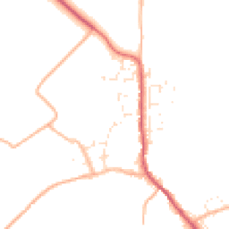 Daytime road noise heatmap for PL13 2NN