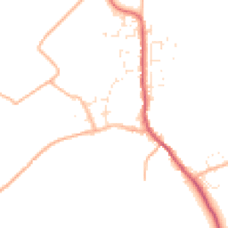 Daytime road noise heatmap for PL13 2NQ