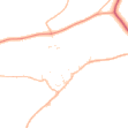 Daytime road noise heatmap for PL13 2NX