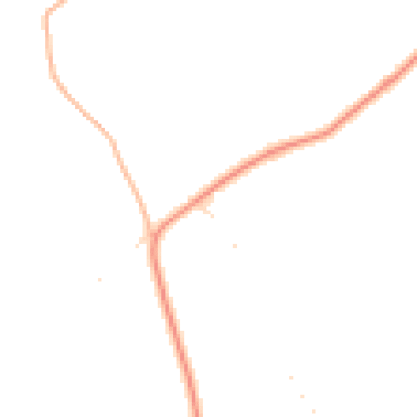 Daytime road noise heatmap for PL13 2PD