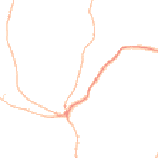 Daytime road noise heatmap for PL13 2PL