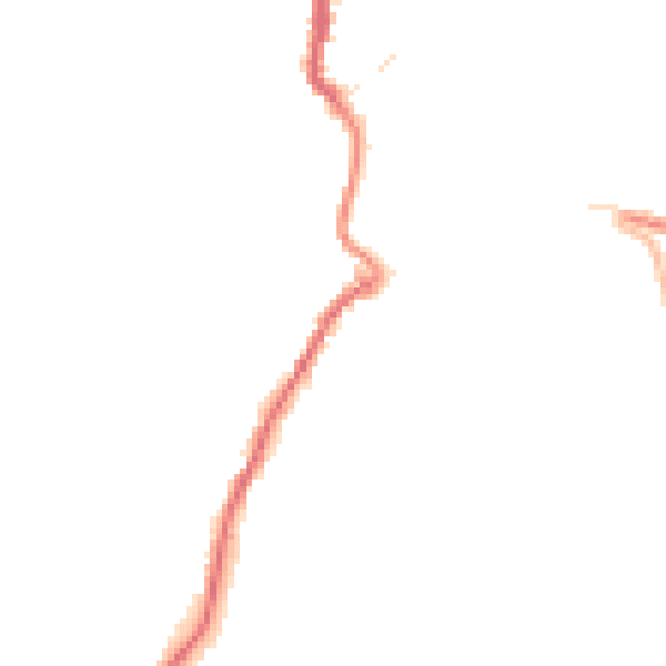 Night-time road noise heatmap for PL15 7BL