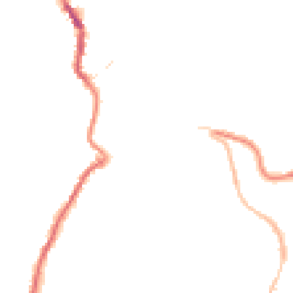 Night-time road noise heatmap for PL15 8AA