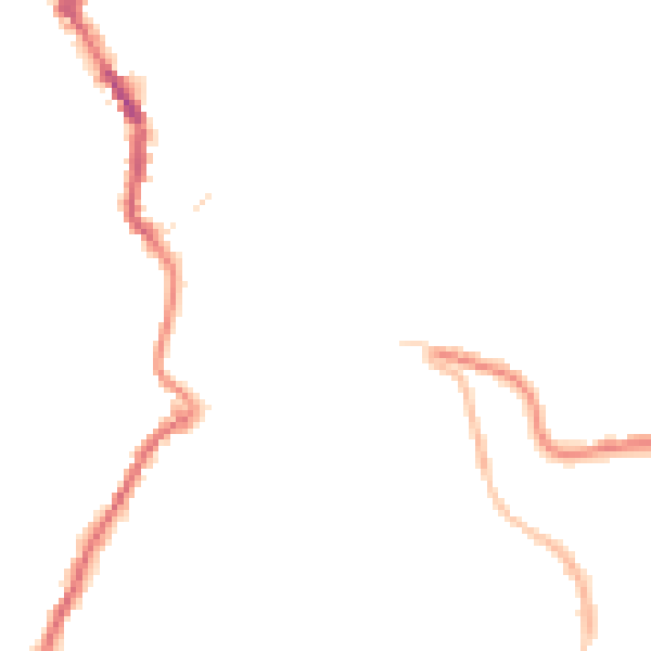Night-time road noise heatmap for PL15 8AU