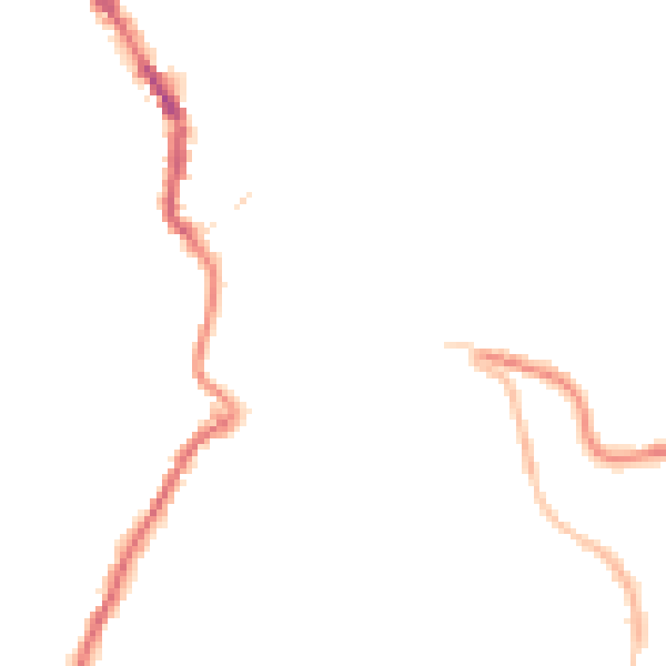 Night-time road noise heatmap for PL15 8AW
