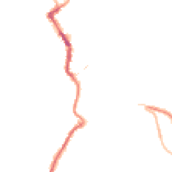 Night-time road noise heatmap for PL15 8BA