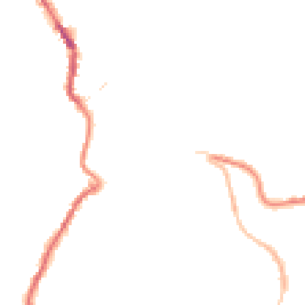 Night-time road noise heatmap for PL15 8EP