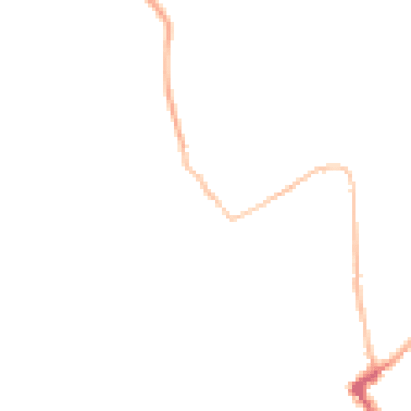 Night-time road noise heatmap for PL15 8US