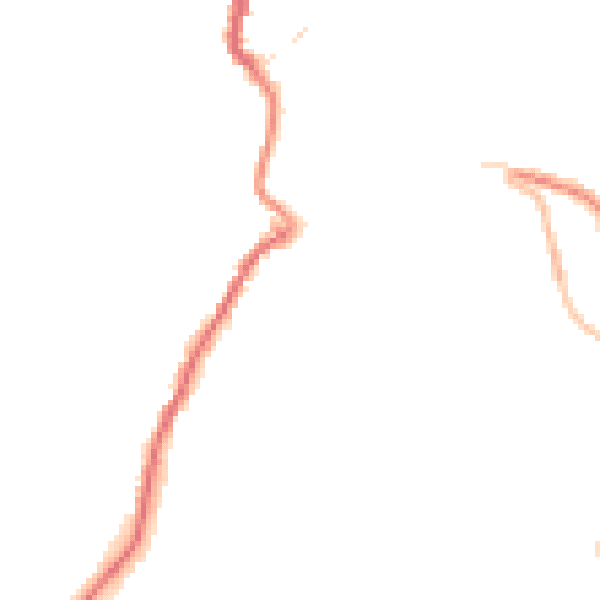 Night-time road noise heatmap for PL15 9AN