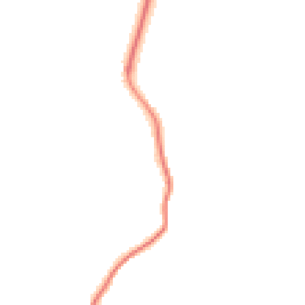 Night-time road noise heatmap for PL15 9PQ