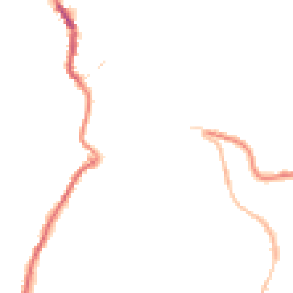 Night-time road noise heatmap for PL15 9TE