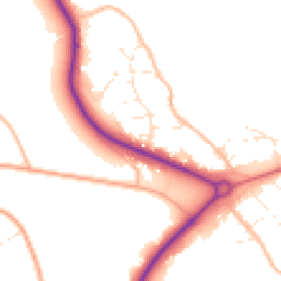 Daytime road noise heatmap for PL20 6BH