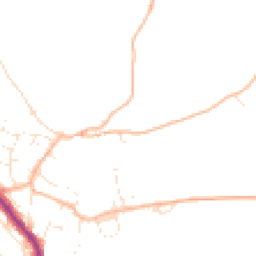 Daytime road noise heatmap for PL20 7QR