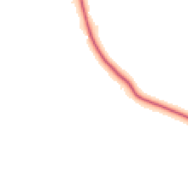 Daytime road noise heatmap for PL26 6DQ