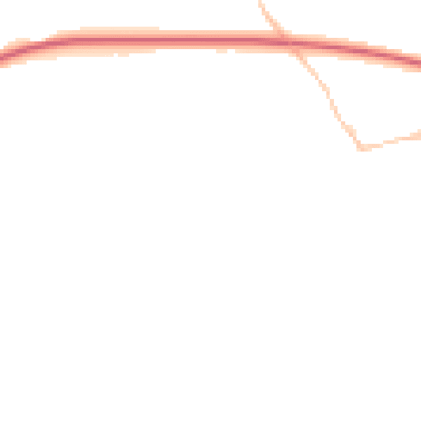 Night-time road noise heatmap for PL27 6DL