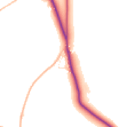 Daytime road noise heatmap for PL30 3AU