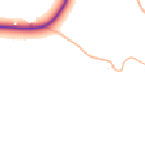 Daytime road noise heatmap for PL30 3BR