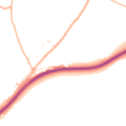 Daytime road noise heatmap for PL30 3DQ
