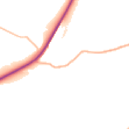 Daytime road noise heatmap for PL30 3DT