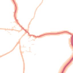 Daytime road noise heatmap for PL30 3JB