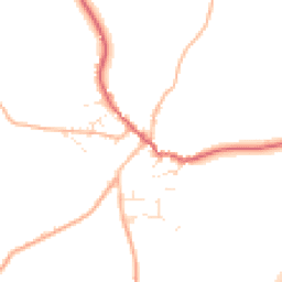 Daytime road noise heatmap for PL30 3JT