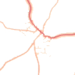 Daytime road noise heatmap for PL30 3JU