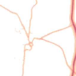 Daytime road noise heatmap for PL30 3NA