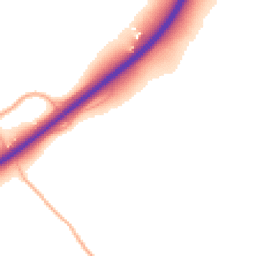 Daytime road noise heatmap for PL30 4HJ