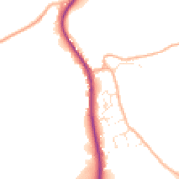 Daytime road noise heatmap for PL30 5HE