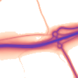 Daytime road noise heatmap for PL30 5HY