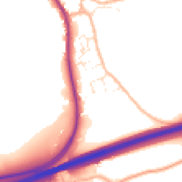 Daytime road noise heatmap for PL30 5PT