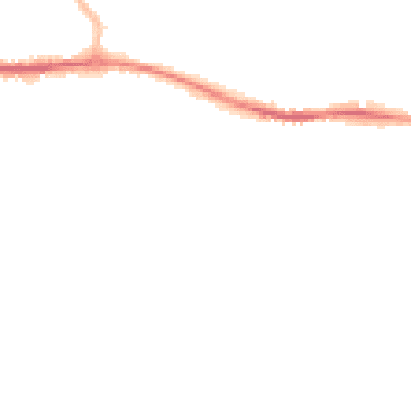 Night-time road noise heatmap for PO10 7BD