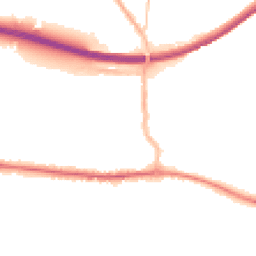 Night-time road noise heatmap for PO10 7DN