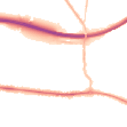 Night-time road noise heatmap for PO10 7DT